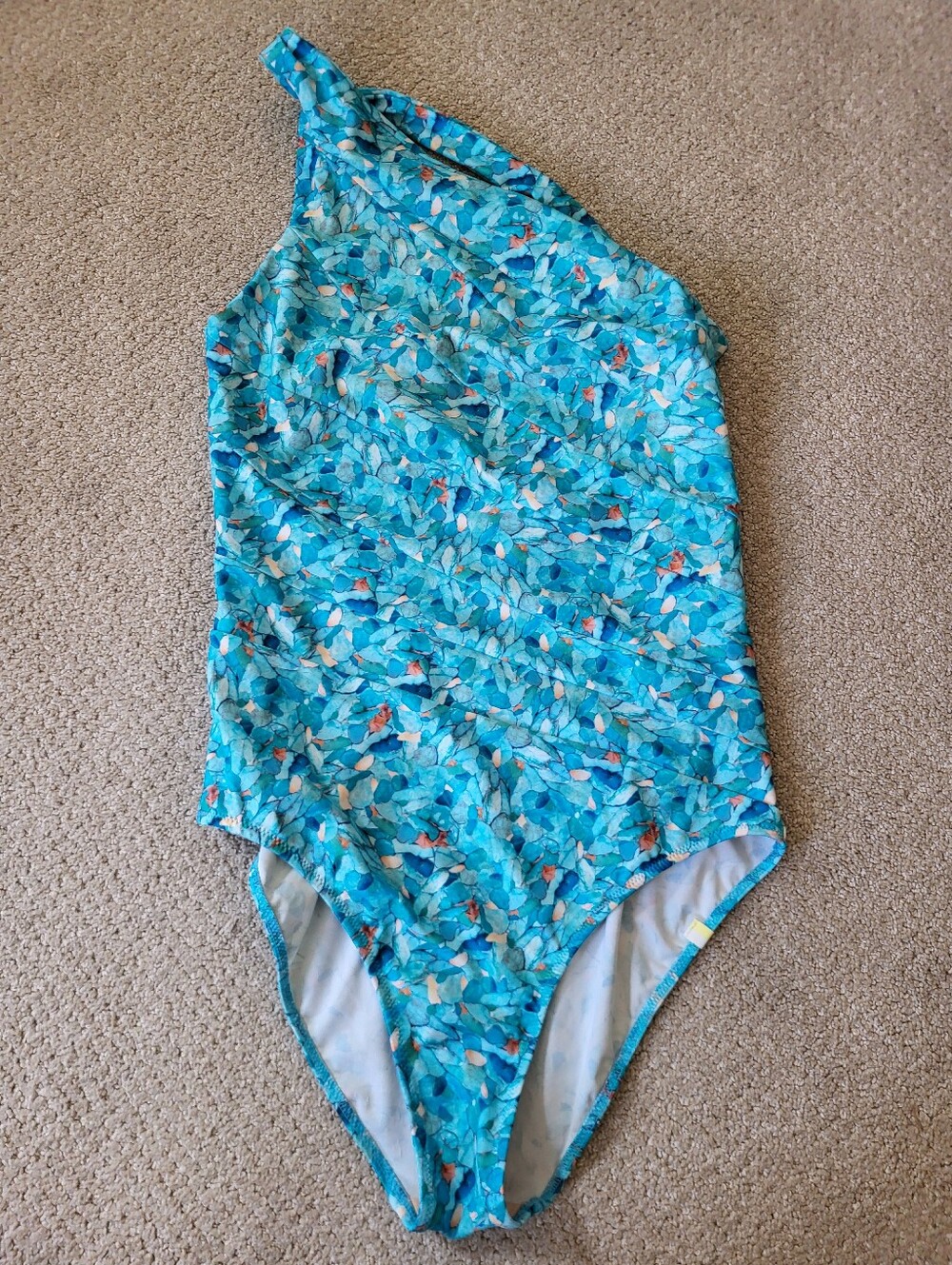 Summersalt Sidestroke One Piece Swimsuit One Sholder, Size 8